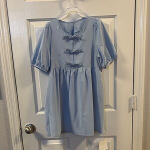 Charming Blue Kids Dress